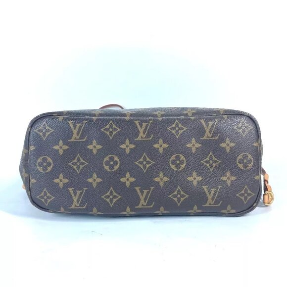 LOUIS VUITTON Monogram Never full PM Tote Bag Shoulder Bag with Pouch - Picture 5 of 16